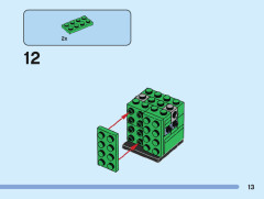 LEGO 40560 instructions page 13 – build guide