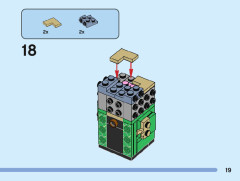 LEGO 40560 instructions page 19 – build guide