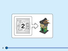 LEGO 40560 instructions page 2 – build guide