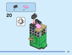 LEGO 40560 instructions page 21 – build guide