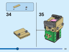 LEGO 40560 instructions page 33 – build guide
