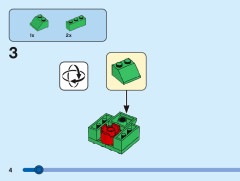 LEGO 40560 instructions page 4 – build guide