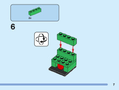 LEGO 40560 instructions page 7 – build guide