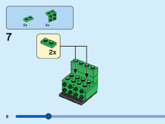 LEGO 40560 instructions page 8 – build guide