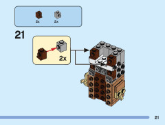 LEGO 40560 instructions page 21 – build guide