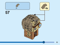 LEGO 40560 instructions page 51 – build guide