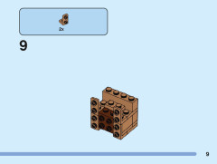 LEGO 40560 instructions page 9 – build guide
