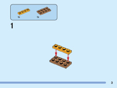 LEGO 40560 instructions page 3 – build guide