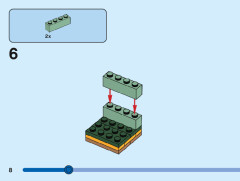 LEGO 40560 instructions page 8 – build guide