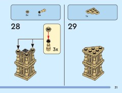 LEGO 40569 instructions page 31 – build guide