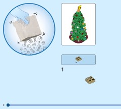 LEGO 40573 instructions page 2 – build guide
