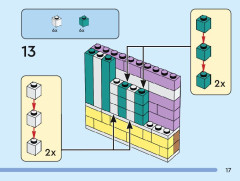 LEGO 40584 instructions page 17 – build guide