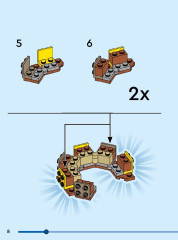 LEGO 40587 instructions page 8 – build guide