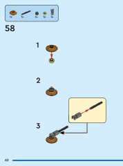 LEGO 40590 instructions page 62 – build guide