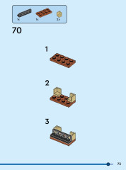 LEGO 40590 instructions page 73 – build guide