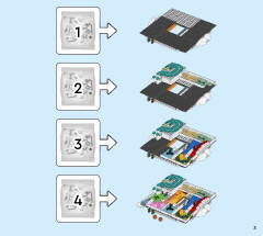 LEGO 40596 instructions page 3 – build guide