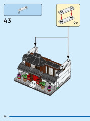 LEGO 40599 instructions page 38 – build guide