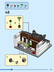 LEGO 40599 instructions page 43 – build guide