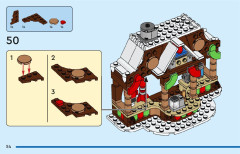 LEGO 40602 instructions page 54 – build guide