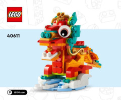 LEGO 40611 instructions page 1 – build guide