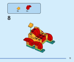 LEGO 40611 instructions page 11 – build guide