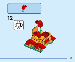 LEGO 40611 instructions page 15 – build guide