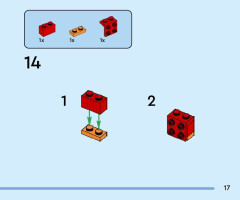 LEGO 40611 instructions page 17 – build guide
