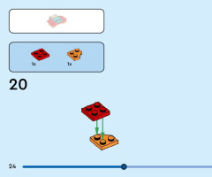 LEGO 40611 instructions page 24 – build guide