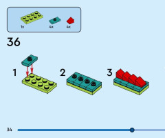 LEGO 40611 instructions page 34 – build guide