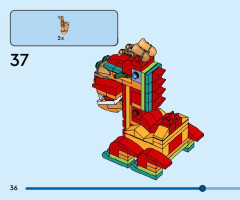 LEGO 40611 instructions page 36 – build guide