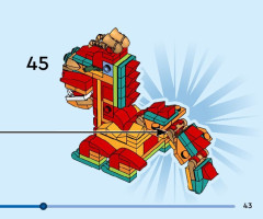 LEGO 40611 instructions page 43 – build guide
