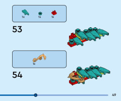 LEGO 40611 instructions page 49 – build guide