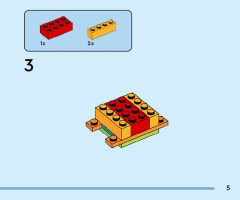 LEGO 40611 instructions page 5 – build guide