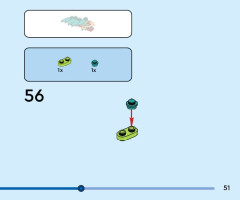 LEGO 40611 instructions page 51 – build guide