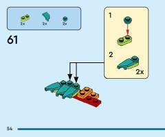 LEGO 40611 instructions page 54 – build guide