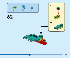 LEGO 40611 instructions page 55 – build guide