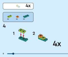 LEGO 40611 instructions page 6 – build guide