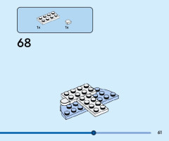 LEGO 40611 instructions page 61 – build guide