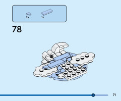 LEGO 40611 instructions page 71 – build guide