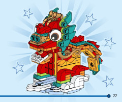 LEGO 40611 instructions page 77 – build guide