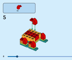 LEGO 40611 instructions page 8 – build guide