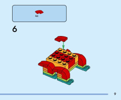LEGO 40611 instructions page 9 – build guide