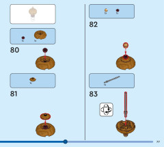 LEGO 40613 instructions page 77 – build guide