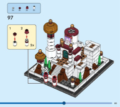 LEGO 40613 instructions page 85 – build guide