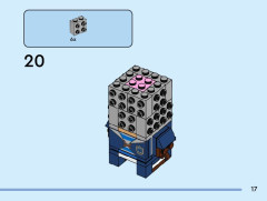 LEGO 40616 instructions page 17 – build guide