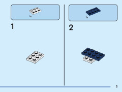 LEGO 40616 instructions page 3 – build guide