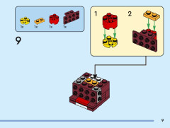 LEGO 40616 instructions page 9 – build guide