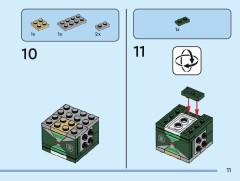 LEGO 40617 instructions page 11 – build guide