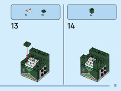 LEGO 40617 instructions page 13 – build guide