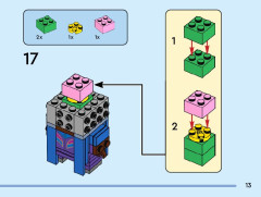 LEGO 40618 instructions page 13 – build guide
